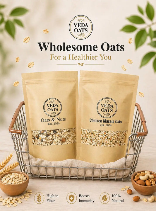Veda Oats Bundle – Oats & Nuts + Chicken Masala | Sweet & Savory Combo Pakistan